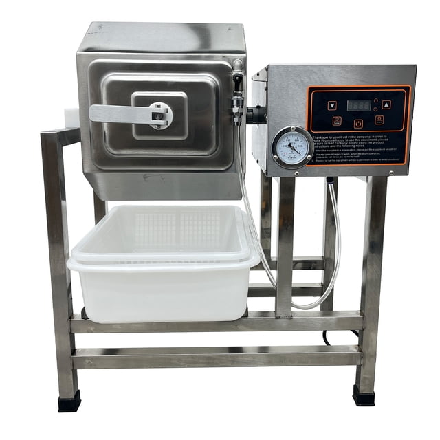 45L Vacuum Meat Vegetable Tumbler Marinator 360° Rotation Food Marination Process Machine