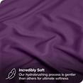 thumbnail image 3 of Bare Home 2-Pack Fitted Sheets - Premium 1800 Collection - Ultra-soft - Deep Pocket - Twin XL, Plum, 3 of 8