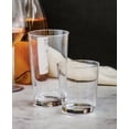 thumbnail image 3 of Montana Acrylic Heavy Base Drinking Glass - Clear - 16.5 oz - Set of 6, 3 of 5