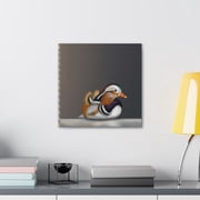 Mandarin Duck Reflection - Canvas