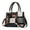 Black, variant on Purses and Handbags for Women Ladies Shoulder Bags Top Handle Satchel with Plush Pendant