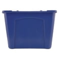 thumbnail image 3 of Recycling Bin/Box for Paper and Packaging, Stackable, 18 GAL, for Indoors/Outdoors/Garages/Homes/Commercial Facilities, Blue, 3 of 5