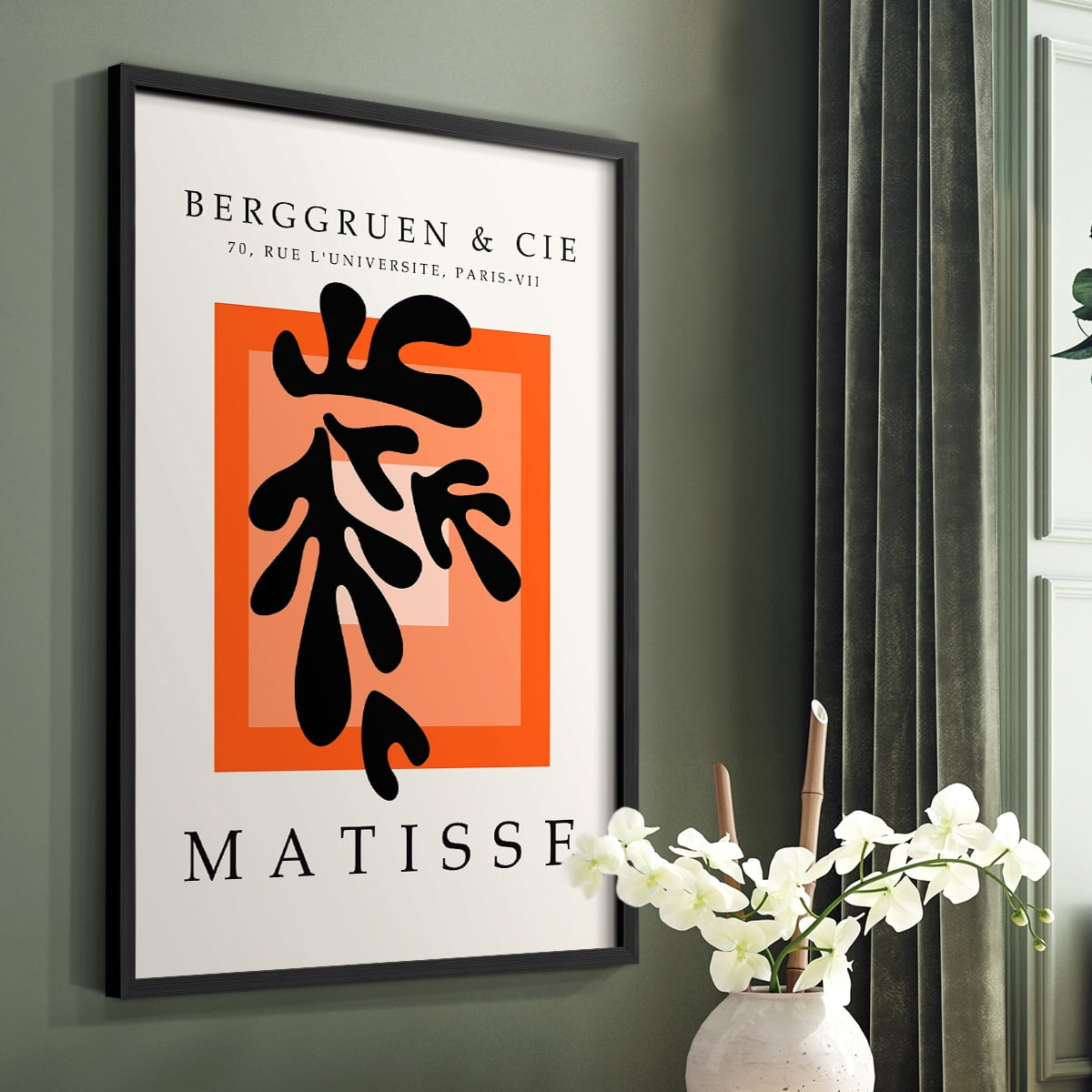 Matisse CII Framed Print - Solid Wood