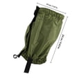 thumbnail image 2 of unbranded 2Ud Cubrepiernas Para Escalada En Verde Protección Contra Nieve Barro Y Humedad, 2 of 8