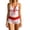 White, variant on 2 Pieces Bikini Set for Women Coquette Halter Tankini Top with Shorts Y2k Vintage Whimsy Polka Dot Beach Swimsuit Vacation Outfit