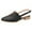 Black, variant on OAVQHLG3B Women's Summer Trendy Sandals Slingback Sandals Pointed Toe Low Heel Chunky Heel Casual Shoes