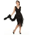 thumbnail image 7 of PrettyGuide Women's 1920s Flapper Dress Vintage Swing Fringed Gatsby Roaring 20s Dress, X-Large, 7 of 7