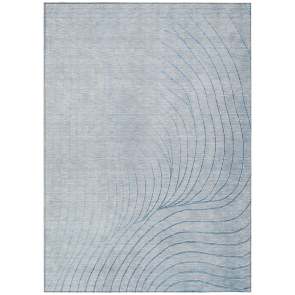 Dalyn Rugs Machine Washable Indoor/Outdoor Chantille ACN2107 Sky 2'6" x 3'10" Rug