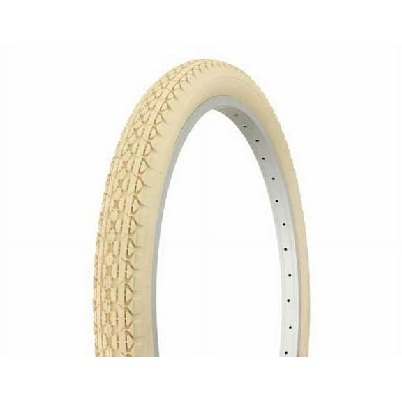 Tire Duro 24" x 2.125" Cream/Cream Side Wall HF-133, beach cruiser bike tire, cruiser bike tire, chopper bike tire