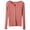 Rose Gold, variant on Women's Solid Color Ribbed Slim Fit Button Front Long Sleeve Knit Cardigan Sweater, Lightweight Rib-Knit Slimming Soft Comfy Versatile Outerwear Top for Casual Daily Wear Beige