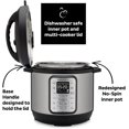 thumbnail image 5 of Instant Pot Multi -Cooker 6 Quart 9-in-1 , Stainless Steel/Black - Refurbished (Good), 5 of 5