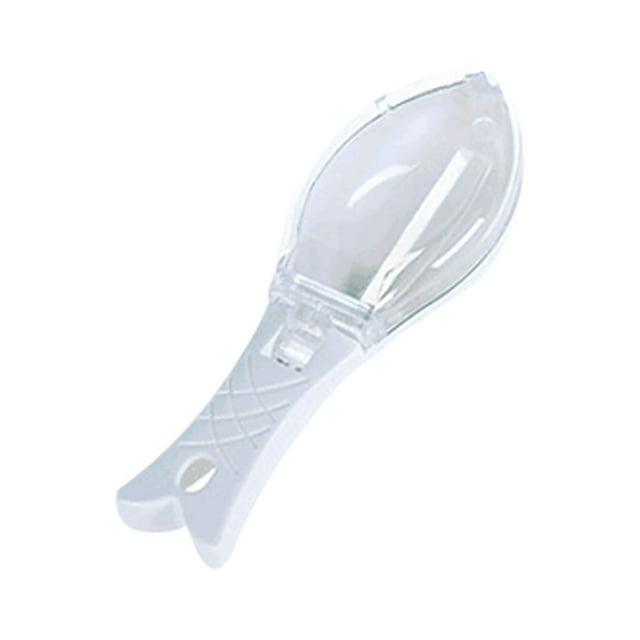 Brosse à Poisson avec Couvercle Facilement Écailles de Poisson-Design de Poignée Unique, Râpe à Peau de Poisson Rapide Nettoyage Éplucheur Grattoir