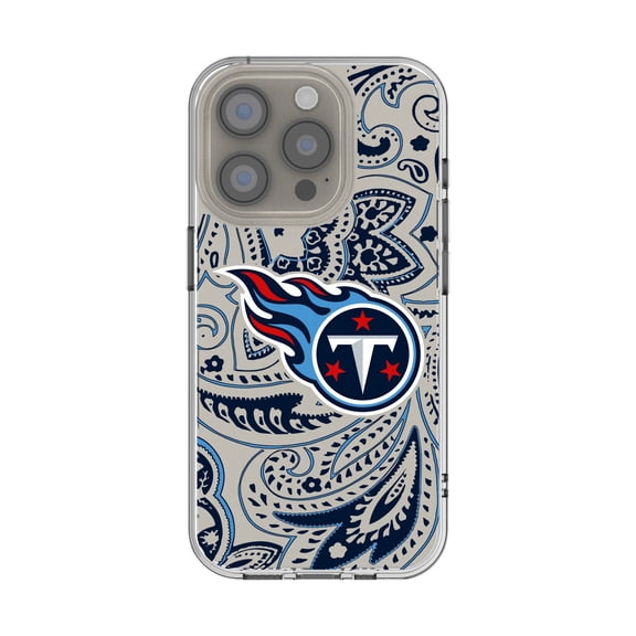 Tennessee Titans iPhone Clear Paisley Design Case