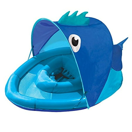 Fun Fish Sun Protection Baby Float, Blue