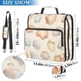 thumbnail image 2 of FORMRS Zipper Binder with Shoulder Strap 2-inch Ring 500 Sheet Capacity File Bag, Beige Seashell, 2 of 5