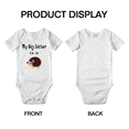 thumbnail image 3 of My Big Sister Is A Hedgehog Cute Baby Clothing Bodysuits Boy Girl, 3 of 5