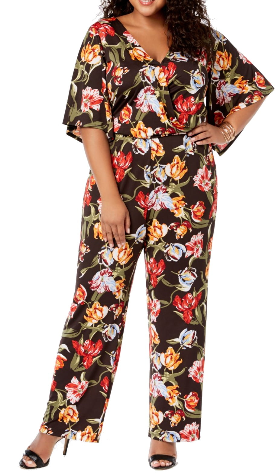 floral kimono jumpsuit