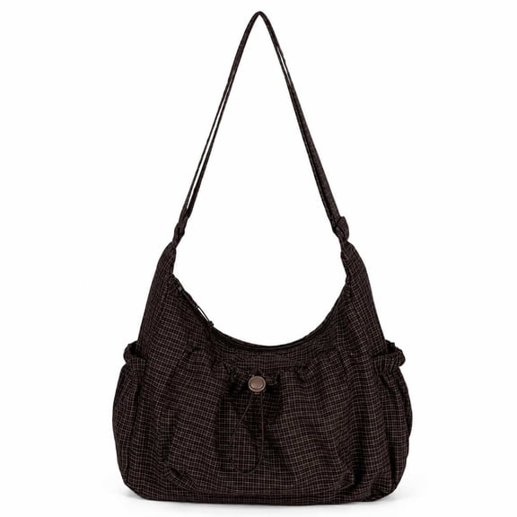 Women's Hobo Shoulder Bag, Soft Casual Purse with Adjustable Strap, Lightweight Everyday Handbag for Shopping, Travel and Daily Use