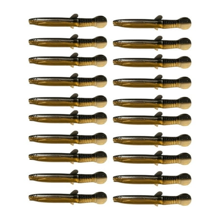 simhoa Fishing Lures Swim Baits Artificial Baits Practical Swimbaits Baits for Bass Saltwater Freshwater Crappie Walleye 20 Pack