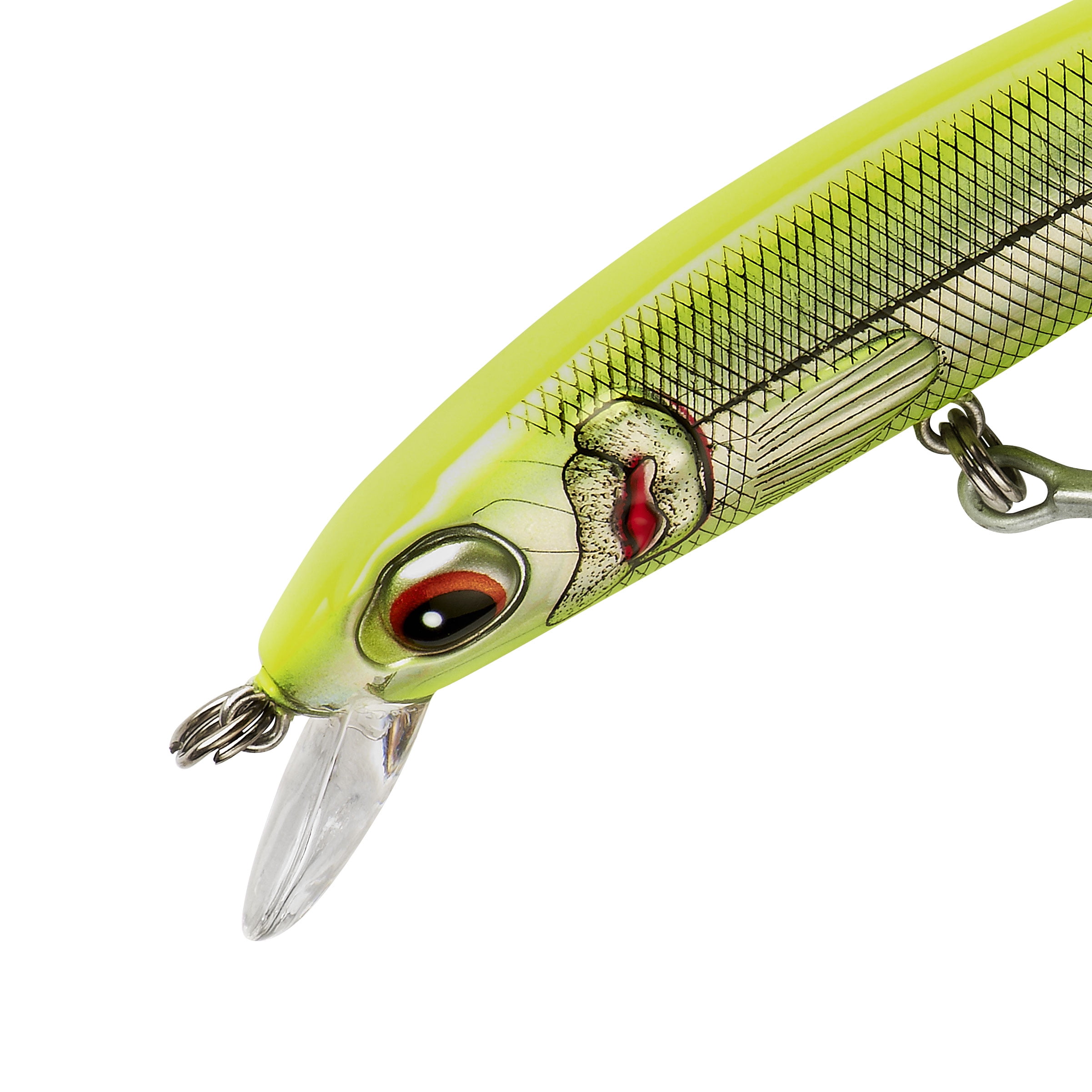Bomber Long Shot Minnow Crankbait 5" Chartreuse Herring 3/4 oz.