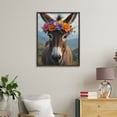 thumbnail image 4 of Paint by Numbers Kit for Adults, Decorated Donkey With Flower Crown Paint by Numbers, Easy Paint by Numbers Kit for Adults Beginner, DIY Adult Paint by Number Kits on Canvas, Home Decor, 4 of 7