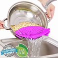 thumbnail image 4 of Filtre à Clipser pour Casseroles et Poêles, Filtre à Coller Approuvé par la FDA, Silicone Résistant à la Chaleur, Facile à Utiliser et à Ranger, Lavable au Lave-Vaisselle, 4 of 7