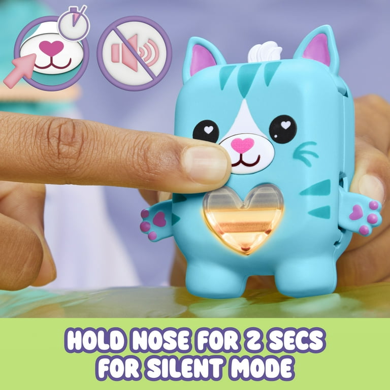 Hasbro Nano-mals Pawtricia Blue Kitty Electronic Pet, Valentine's