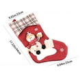 KXBDSFY Christmas Stocking Big Xmas Stockings Decoration Santa Snowman
