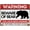 COLOR 575, variant on Beware of Duck Sign 12x16 inch - Vintage Rusty Metal Poster Animal Duck Warning Signs for Outdoor Yard Fence Wall Office Home