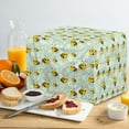 thumbnail image 4 of Xixirimido Bee Daisy Floral Print Toaster Covers Bread Maker Cover, Kitchen Small Appliance Covers, Microwave Toaster Oven Cover Toasters Kitchen Accessories, 2 Slice, 4 of 7