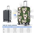 thumbnail image 2 of Luggage Cover Anti Scratch, Green Leafy Big Eyes Koala Elastic Suitcase Protector Fits 18-32 Inch Luggage, 2 of 2