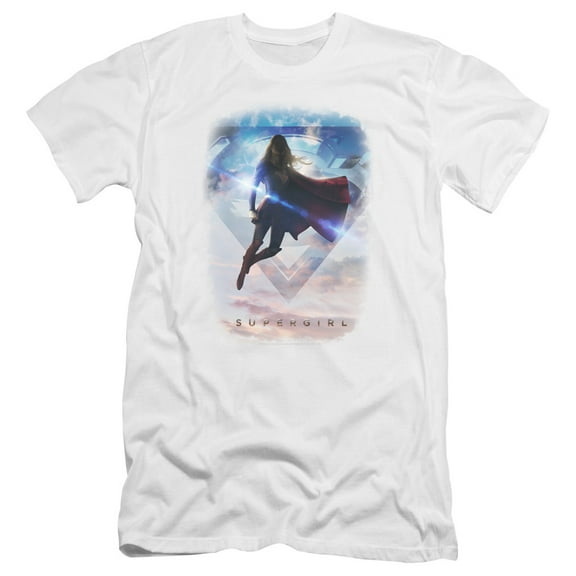 Supergirl - Endless Sky - Premium Slim Fit Short Sleeve Shirt - X-Large