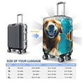 thumbnail image 6 of Daiia Dog Underwater Adventure Luggage Cover, Thickened Washable Travel Luggage Covers, Elastic Unique Baggage Covers for 18-20 inch Luggage-Small, 6 of 9