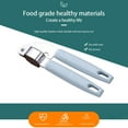 LWTOER NoPeel, Self Cleaning Garlic Press, Garlic Press Stainless