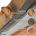 thumbnail image 4 of PIPE DECOR Live Edge Wood Shelves with L Shaped Pipe Brackets Riverstone Grey 36 in., 4 of 10