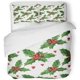 thumbnail image 1 of Juego de Ropa de Cama de 3 Piezas ABPHQTO Verde Vintage Acuarela Floral Navidad Twin Size, 1 of 1