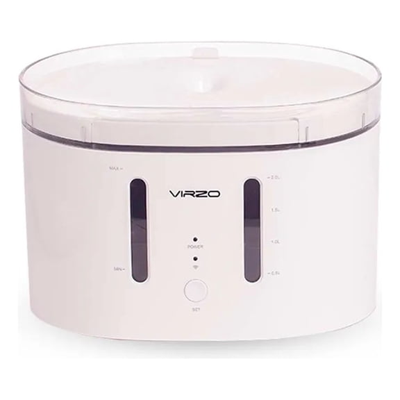Smart pet water fountain with filter and circulating water for Dogs and Cats 2L virzo