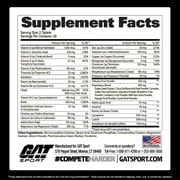 GAT SPORT Mens Multi + Test, Multivitamin Tablets (60 Count)