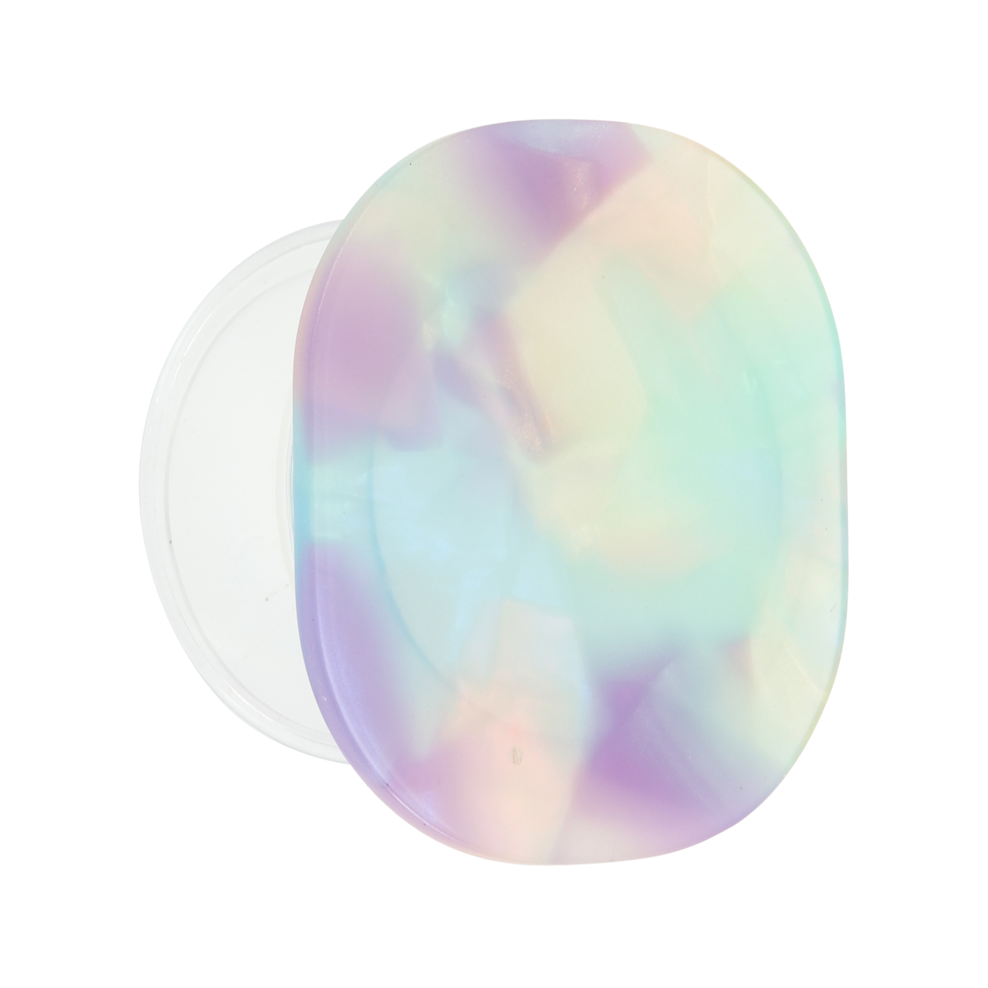 Unique Bargains Rendered Cube Phone Grip 1 Pc Purple Green