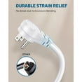 thumbnail image 2 of DEWENWILS 2 Pack 3ft Extension Cord – 14/3 SJTW Heavy Duty – 3 Prong – Indoor 2 of 6
