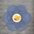 thumbnail image 5 of 2-Pack Round Braided Placemats 12 Inch Table Mats For Dining Tables Washable Heat For Party BBQ And Everyday Use, 5 of 5