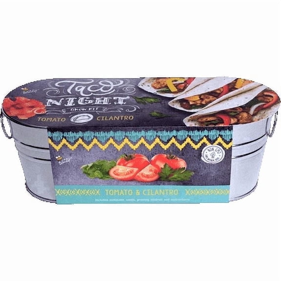 Buzzy Seeds Taco Night Windowsill Grow Kit Indoor Seed Starter