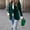 Green, variant on MORTTIC Women's Elegant Blazer - Single Button Long Sleeve Jacket, Spring/Fall Office & Casual Wear Green S