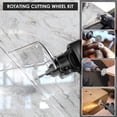 thumbnail image 3 of HLONK Roue de Coupe pour Outil Rotatif Robuste Roue de Coupe Multifonction Compacte Efficace Disque de Coupe en Verre avec Tige et Roues de Meulage pour Outil Pneumatique, 3 of 10