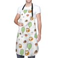 thumbnail image 3 of Uemuo Tree Squirrel Pattern Waterproof Apron Adjustable Dishwasher Apron- Apron for Women Men Heavy Duty Work Apron for Dishwashing Chemical Lab, 3 of 9