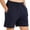 Navy, variant on Navy Girls PE Shorts with Pockets Quick Dry Breathable School Uniform Athletic Elastic Waist Casual Summer Shorts for Kids Size 6-16,Size 14-15T