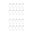 thumbnail image 2 of Advancent 10 piezas Ganchos para azulejos de techo Fácil instalación flexible Resorte automático Diseño simple Letrero colgante Techo F5 Type3 NO3 Advancent CBP456339, 2 of 5