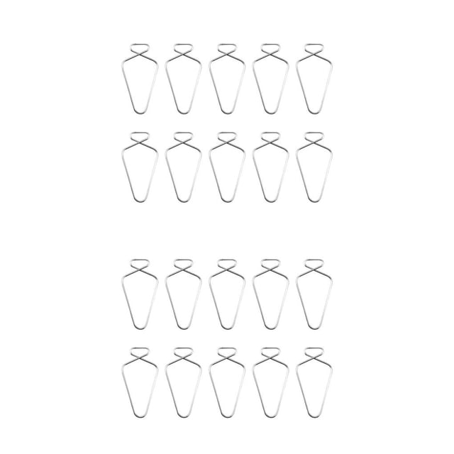Wosthever Ganchos para azulejos de techo de 10 piezas, Flexible, resorte automático sin deformación, letrero colgante para techo de aula de oficina Techo F7 2piezas Wosthever CBP456339