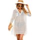 thumbnail image 2 of Traje de baño para mujer Camisa para cubrir la playa Bikini Ropa de playa Traje de baño Vestido para cubrir la playa, B-blanco-delgado, S Feliz Sencillez, 2 of 5