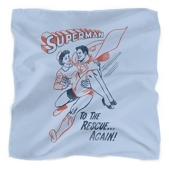 Superman To The Rescue Bandana (21 in x 21 in)
